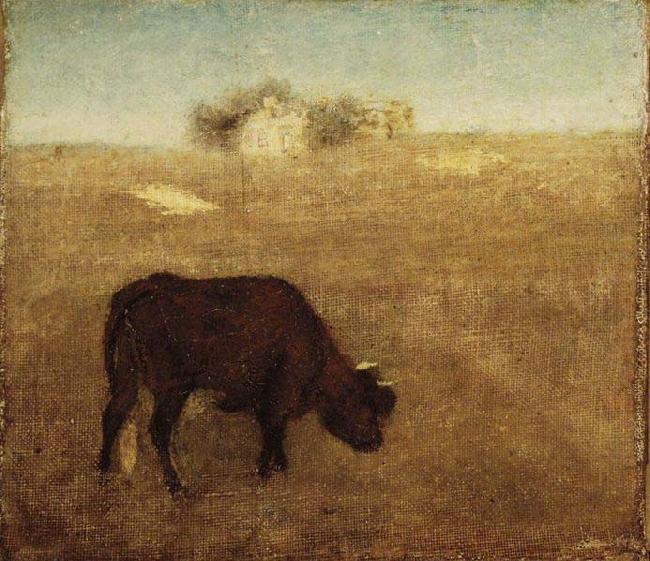 Evening Glow, The Old Red Cow, Albert Pinkham Ryder